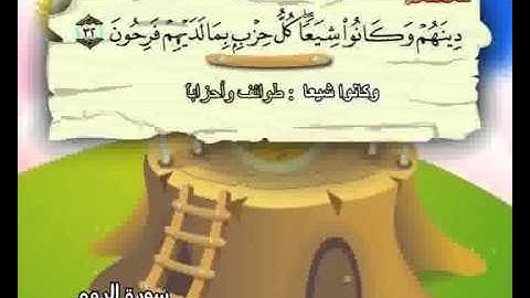 المصحف المعلم الصديق المنشاوي ::: سورة الروم كاملة