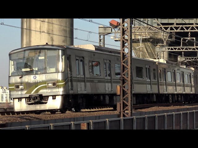 4K】ソウル交通公社(ソウルメトロ)7号線 7000系1次車(GECアルストム製
