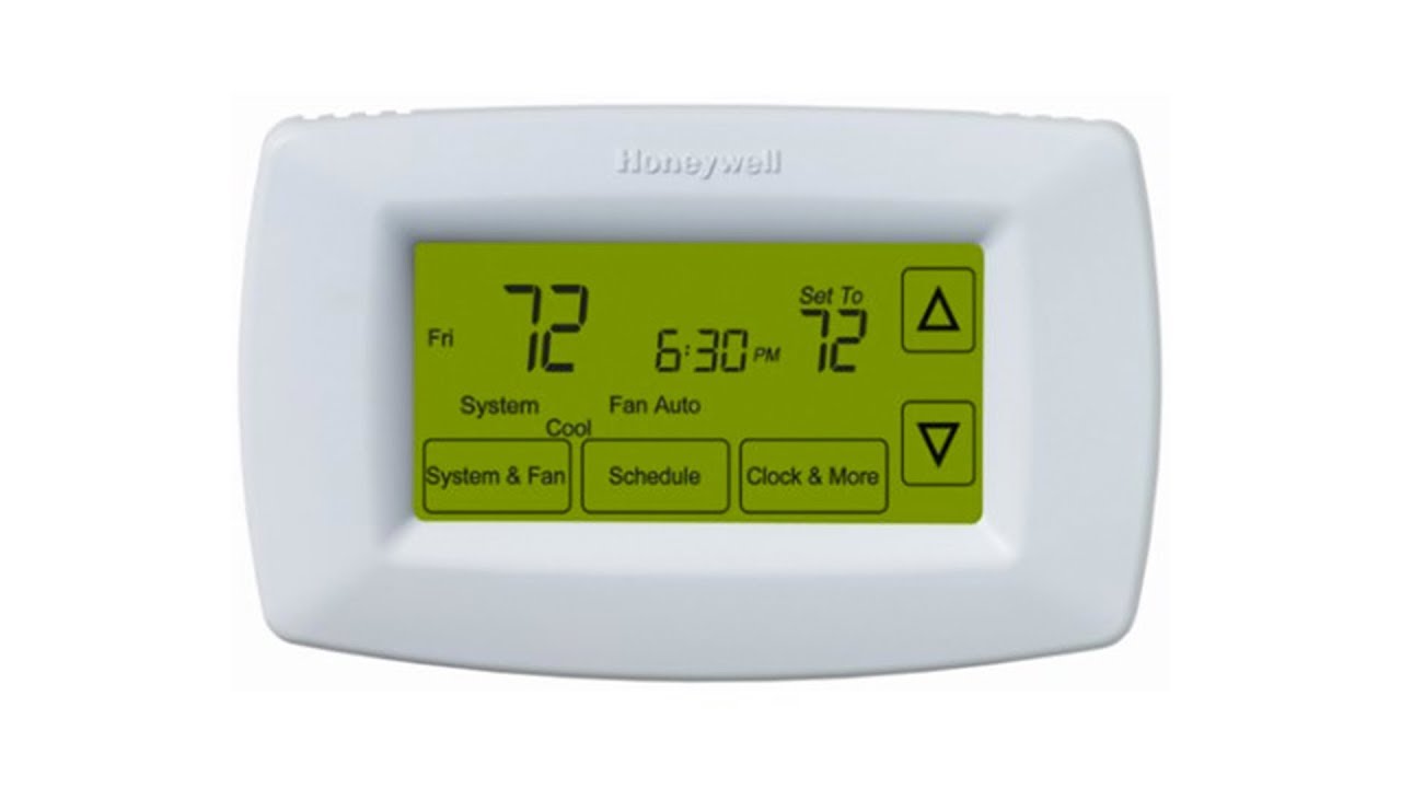 Honeywell 7 Day Programmable Touchscreen Thermostat Ret97c0d1005