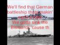 Johnny Horton - Sink the Bismarck with lyrics