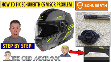 SCHUBERTH C5 FLIP-UP HELMET   ⚠️VISOR PROBLEM SOLVED ⚠️  STEP-BY-STEP.  PART 1#2