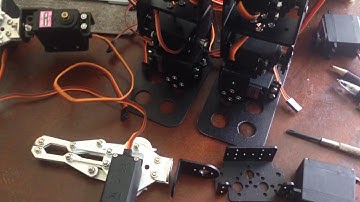 15 servo d o f humanoid robot build part 16