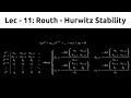 Routh - Hurwitz Stability Criteria | Control Systems | TDG | Lec 11