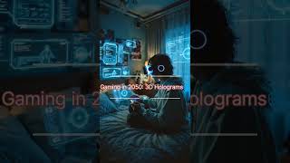 ​Gaming in 2026 vs 2050! 🎮🚀 The Future is Holographic! #shorts #gaming #futureflux