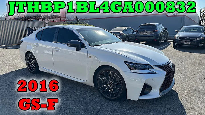 JTHBP1BL4GA000832  - 2016 GS-F - A DEEPER DIVE (EPISODE 0116)