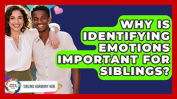 Why Is Identifying Emotions Important For Siblings? - Sibling Harmony Hub