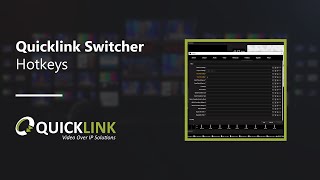 QuickLink StudioPro: Hotkeys
