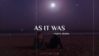 As it was ( slowed ) | Lofi Moon | Its not the same as it was lofi