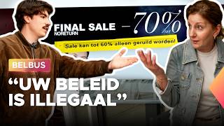 Belbus Janice Lapt Regels Terugsturen Kleding Aan Haar Laars