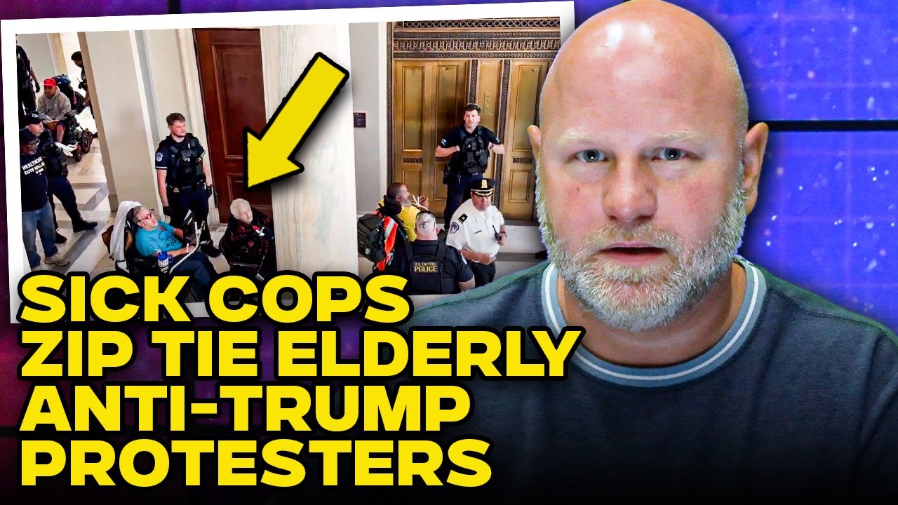 Cops Zip Tie Elderly Anti Trump Protesters In Wheelchairs Inside Capitol