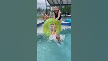 Summer Pool Party | Learning To Dive #pool #poolparty #dive #splash #swimming #familytime #cousins