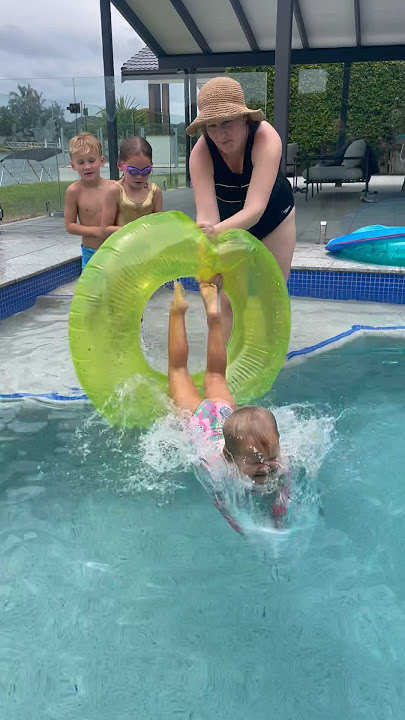 Summer Pool Party | Learning To Dive #pool #poolparty #dive #splash #swimming #familytime #cousins