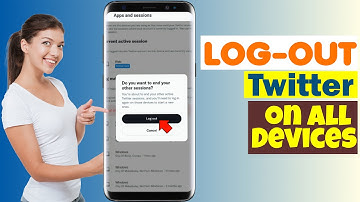 How to logout twitter on all devices at once