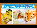 CENAS para PACIENTES RENALES 👨🏻‍🍳 Recetas para hemodialisis o dialisis 😍 Junica IRC