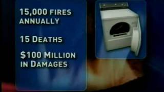 Dryers can pose fire hazard