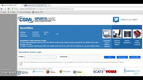 SportsWare Requesting Access