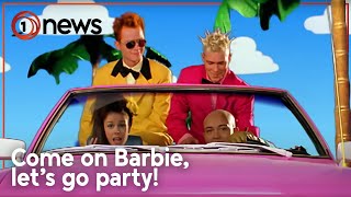 Video thumbnail of "Aqua return to New Zealand 17 years after ‘Barbie Girl’ | 1News"