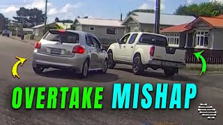 Reckless Driver Overtaking Incident in Residential Road