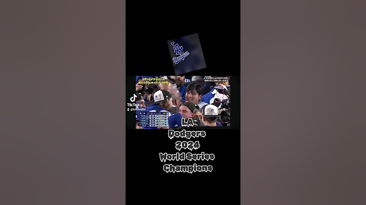Los Angeles Dodgers 2024 World Series Champs 🏆