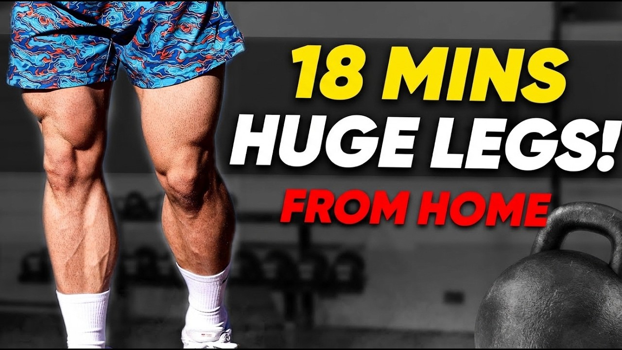 18 Min Complete Home Leg Workout | Follow Along