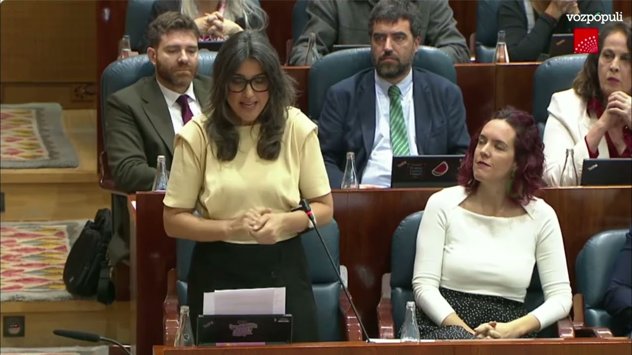 AYUSO hunde a BERGEROT (Más Madrid)