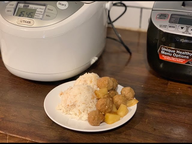 Tiger and Zojirushi Rice Cooker review - YouTube