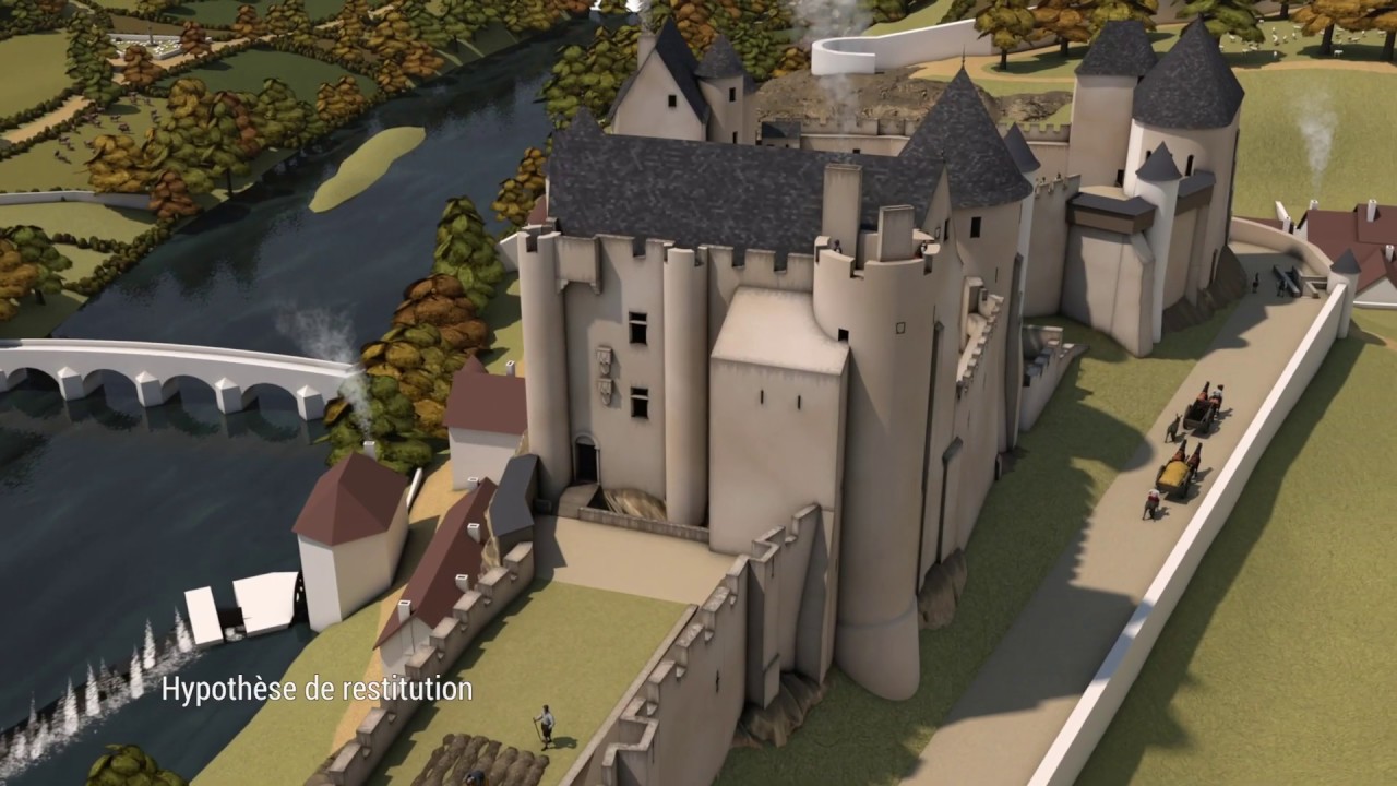 Le château d'Angles sur l'Anglin depuis le 15ème siècle