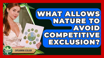 What Allows Nature To Avoid Competitive Exclusion? - Explaining Ecology