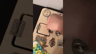 TUKELER Busy Board for Toddlers, Montessori Wooden Sensory Board Review, Lots of activity on one boa