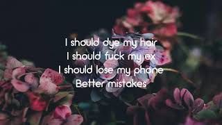 Bebe Rexha - Better Mistakes (Lyrics)