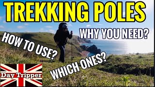 How to use Trekking Hiking Walking Poles Sticks Tips| Why Which and Benefits