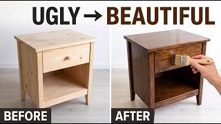 AVOID 5 Wood Staining Mistakes That Ruin Your Furniture
