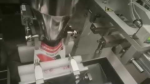 Seed counting and packing machine.