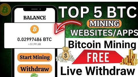 TOP Free 5 Bitcoin Mining Apps/Websites For Android and IOS!  | Noman Fida