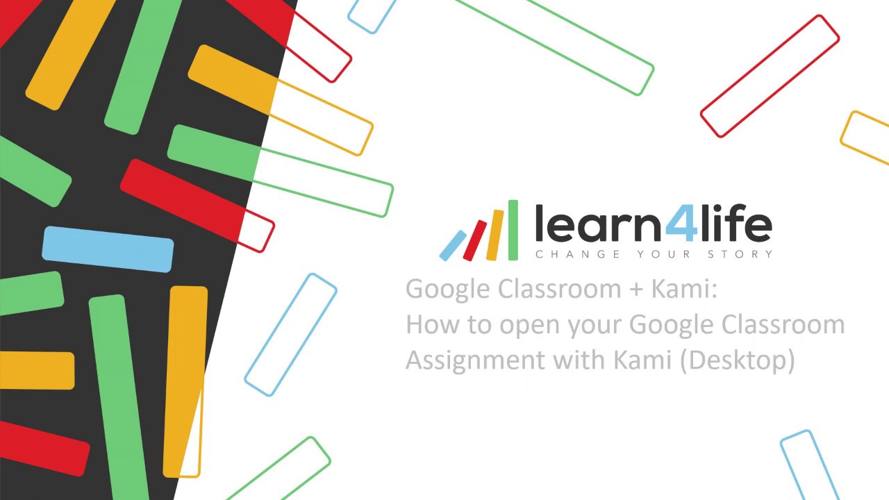 how to put a kami assignment in google classroom