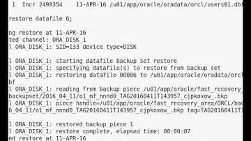 Datafile Recovery