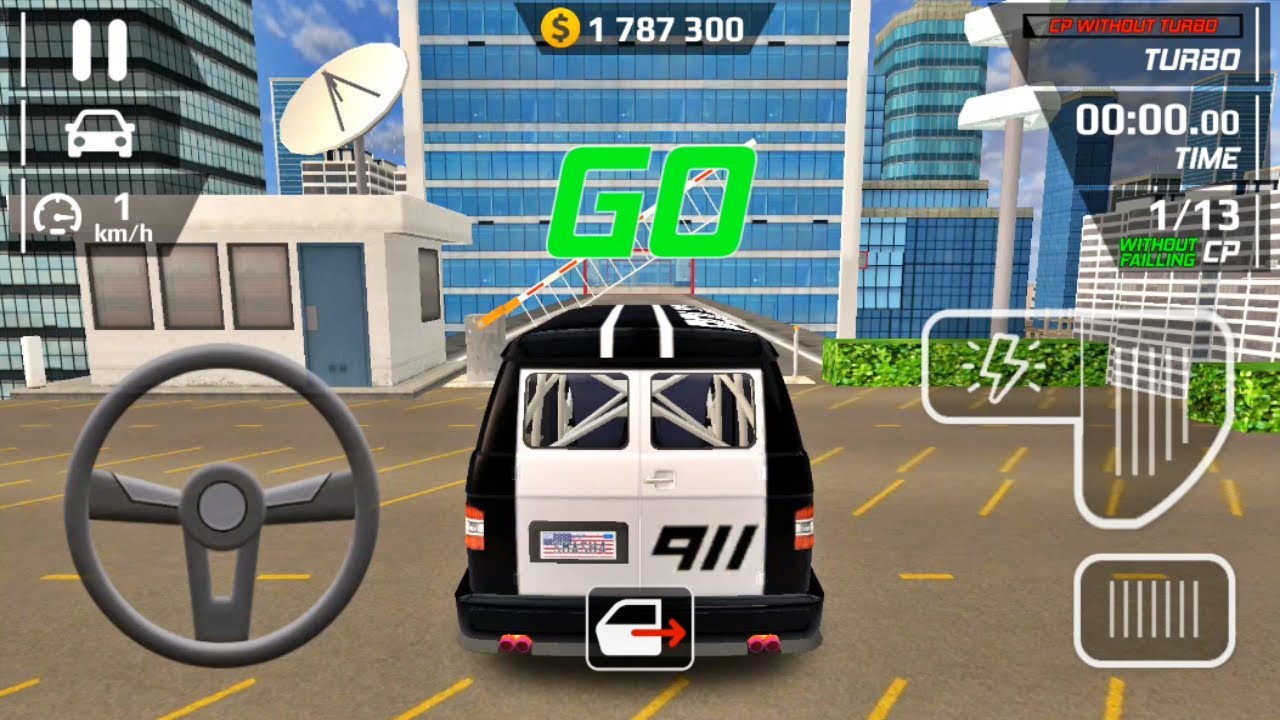 Smash Car Hit Car Driving Simulator - Police 911 Van Driving Impossible City Stunts Android Gameplay