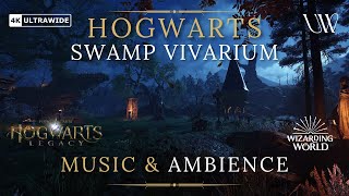 [4K] Swamp Vivarium Room of Requirement Music & Ambience (21:9 Ultrawide) | Hogwarts Legacy