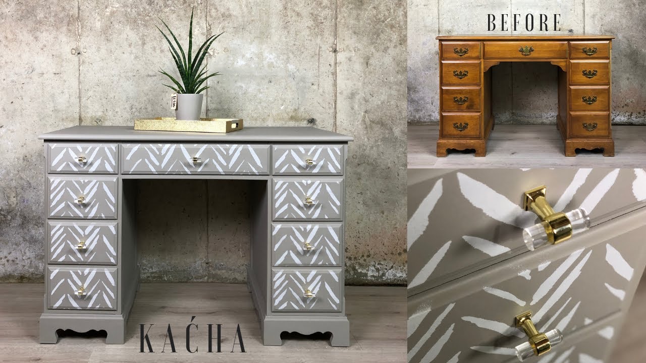 Outdated to Modern Desk w Jolie Paint YouTube