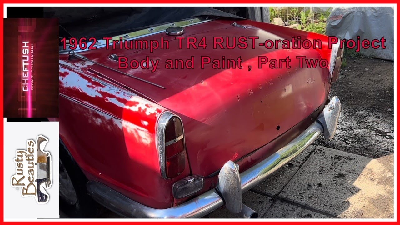 1962 Triumph TR4 RUSToration, Body and Paint Prep, Part Two YouTube