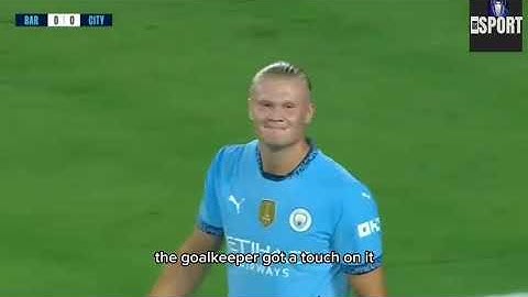BARCELONA VS MANCHESTER CITY US TOUR HIGHLIGHTS. BARCELONA 2-MAN CITY 2 (4-1). Wed, 31 July, 2024.