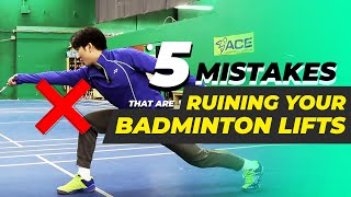 5 Mistakes that’s RUINING your BADMINTON LIFT