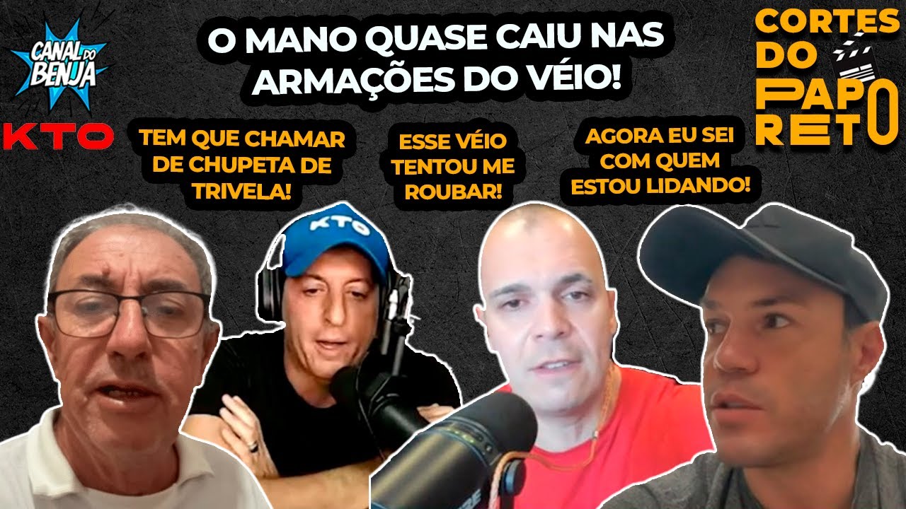 O MANO QUASE CAIU NAS ARMAÇÕES DO VÉIO! - 124 CORTE DO PAPO RETO