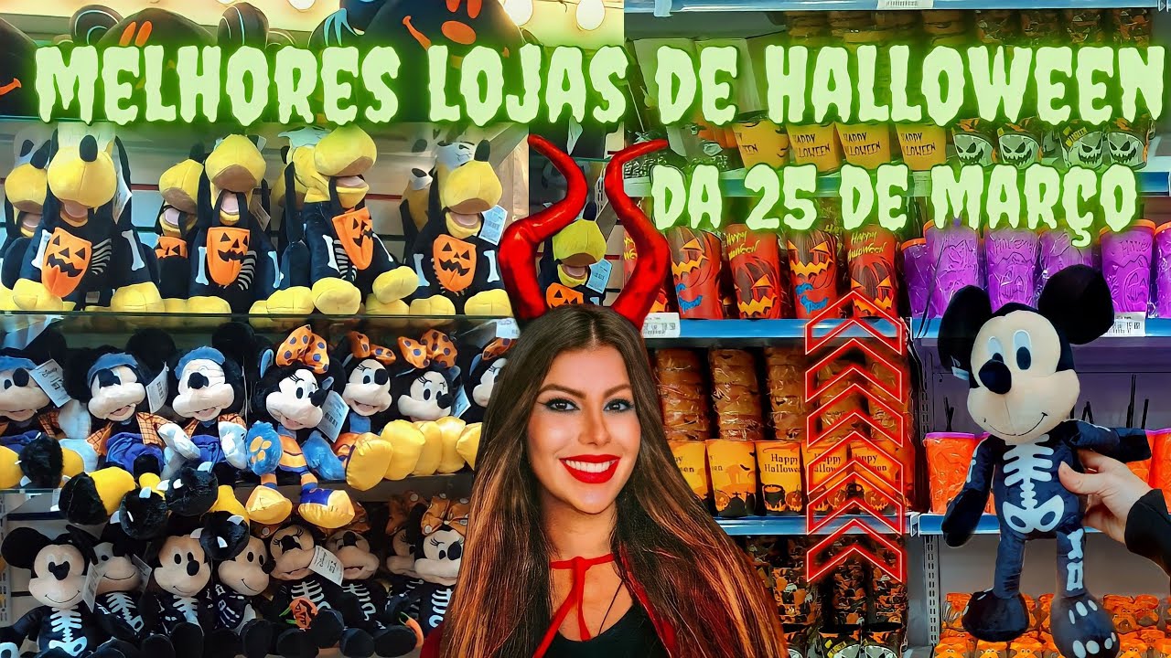 🎃 HALLOWEEN NA 25 DE MARÇO - MELHORES LOJAS #halloweendavan