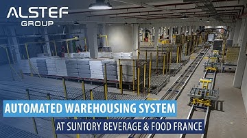 AUTOMATED WAREHOUSING SYSTEM AT SUNTORY BEVERAGE & FOOD FRANCE