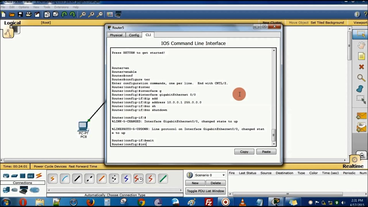 How to create Vlan step by step - cisco packet tracer