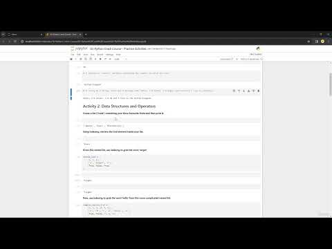 36  Python Practice Activities