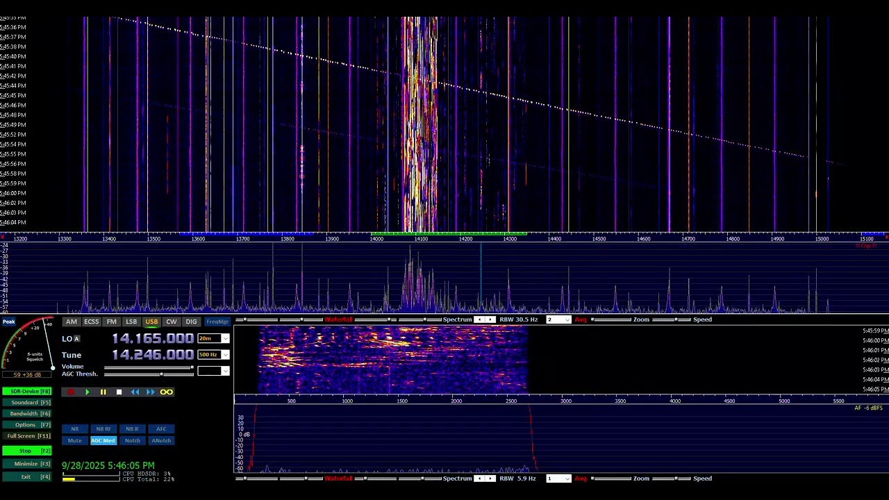 SWL 20 Meter Band QSOs  2025 09 28 174835
