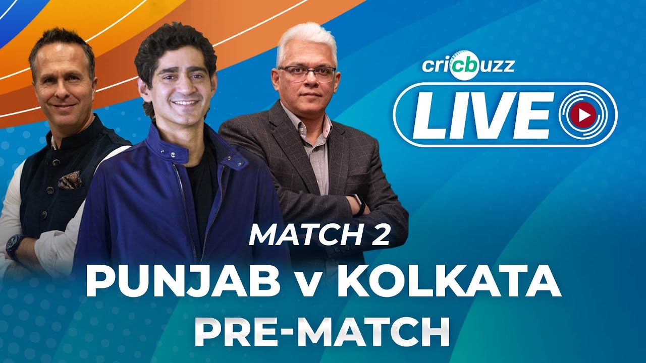 PBKSvKKR Cricbuzz Live Match 2, Punjab v Kolkata, Pre-match show