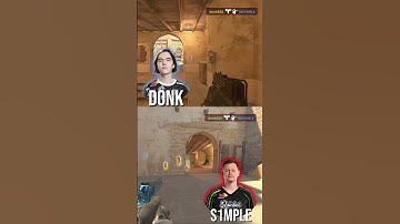 s1mple stopped donk with a deagle shot  #donk #csgo #faceit10lvl #counterstrike2 #cs2